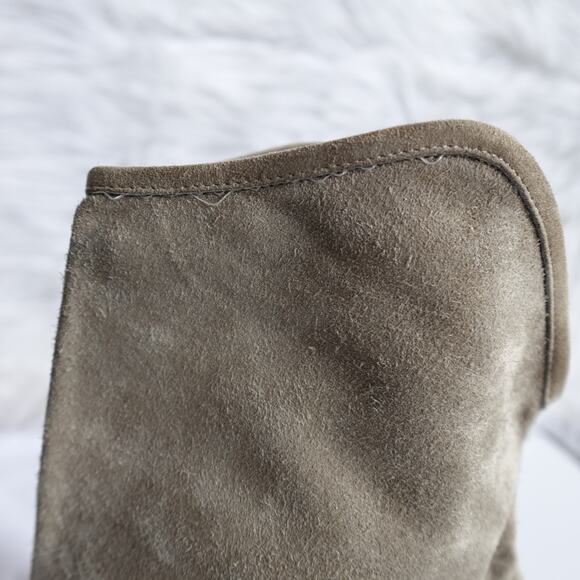 Jimmy Choo Suede Mid Calf Cowboy Boots - Picture 11 of 16